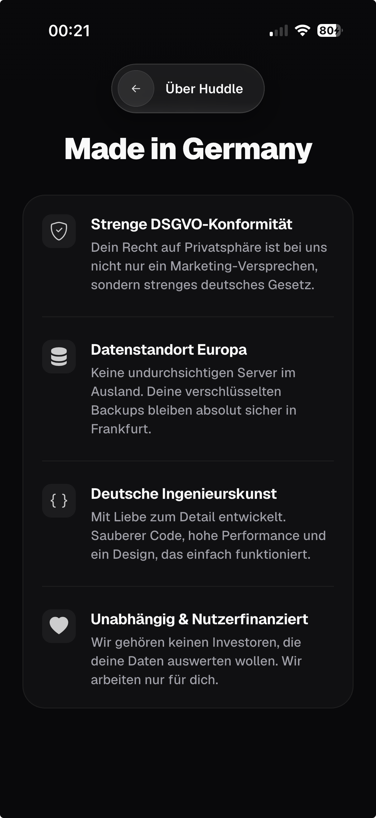 Developed in Unterhaching Screenshot